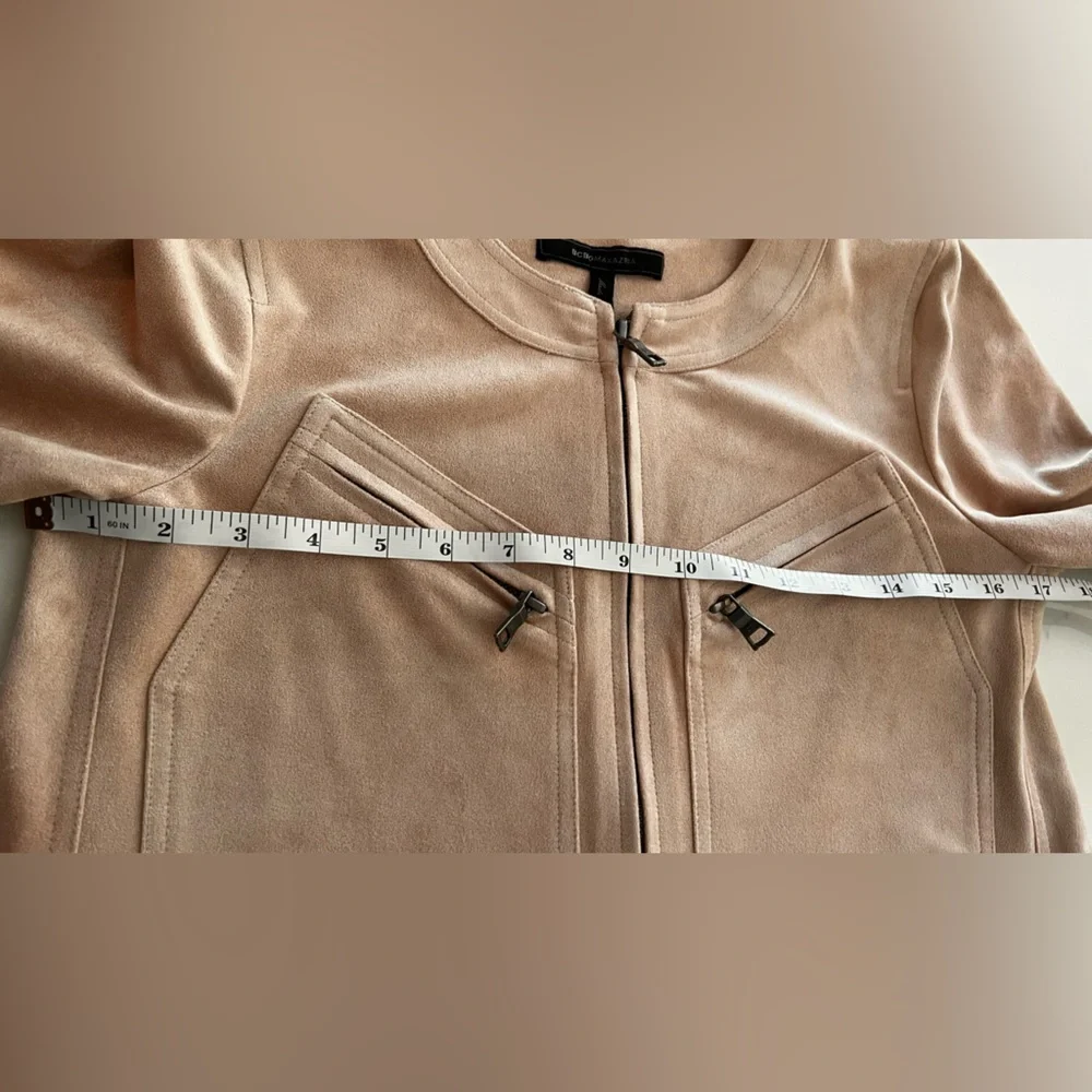 BCBGMaxAzria Blush Midi Dress with 3/4 Sleeves - Picture 7 of 12